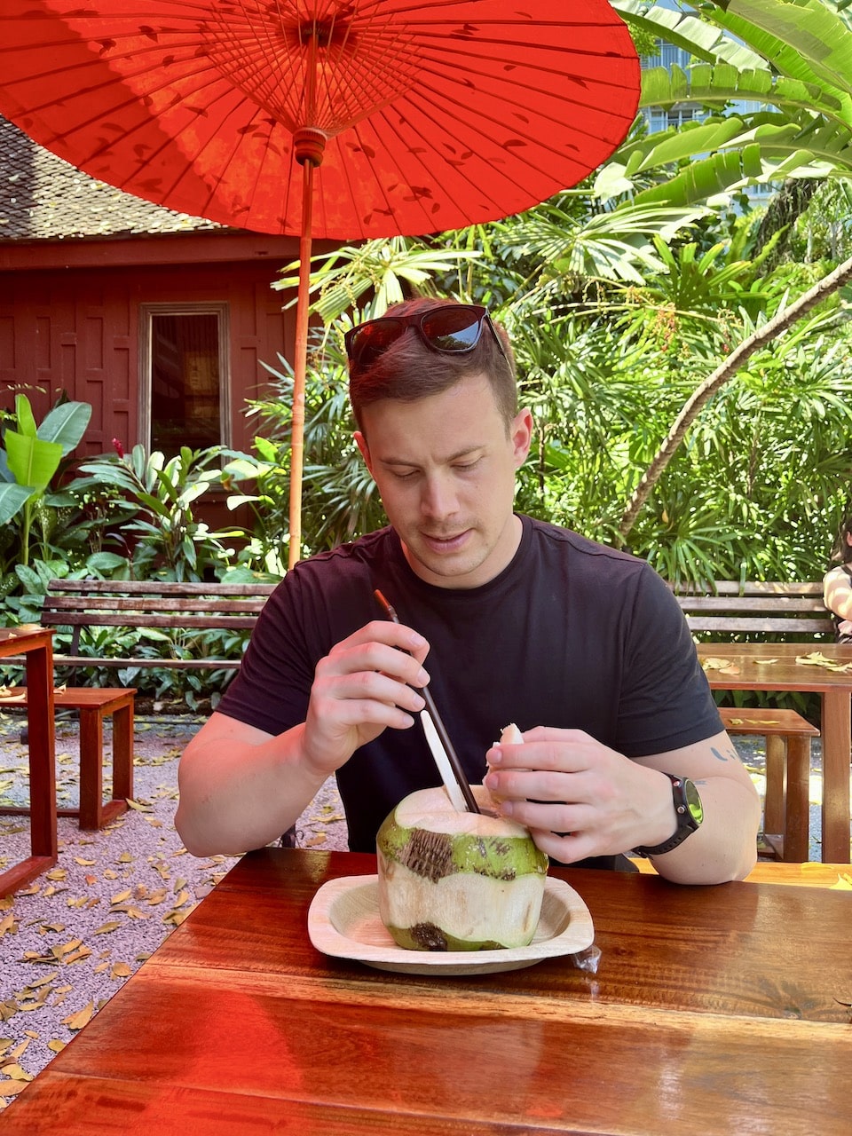 Água de coco em Bangkok
