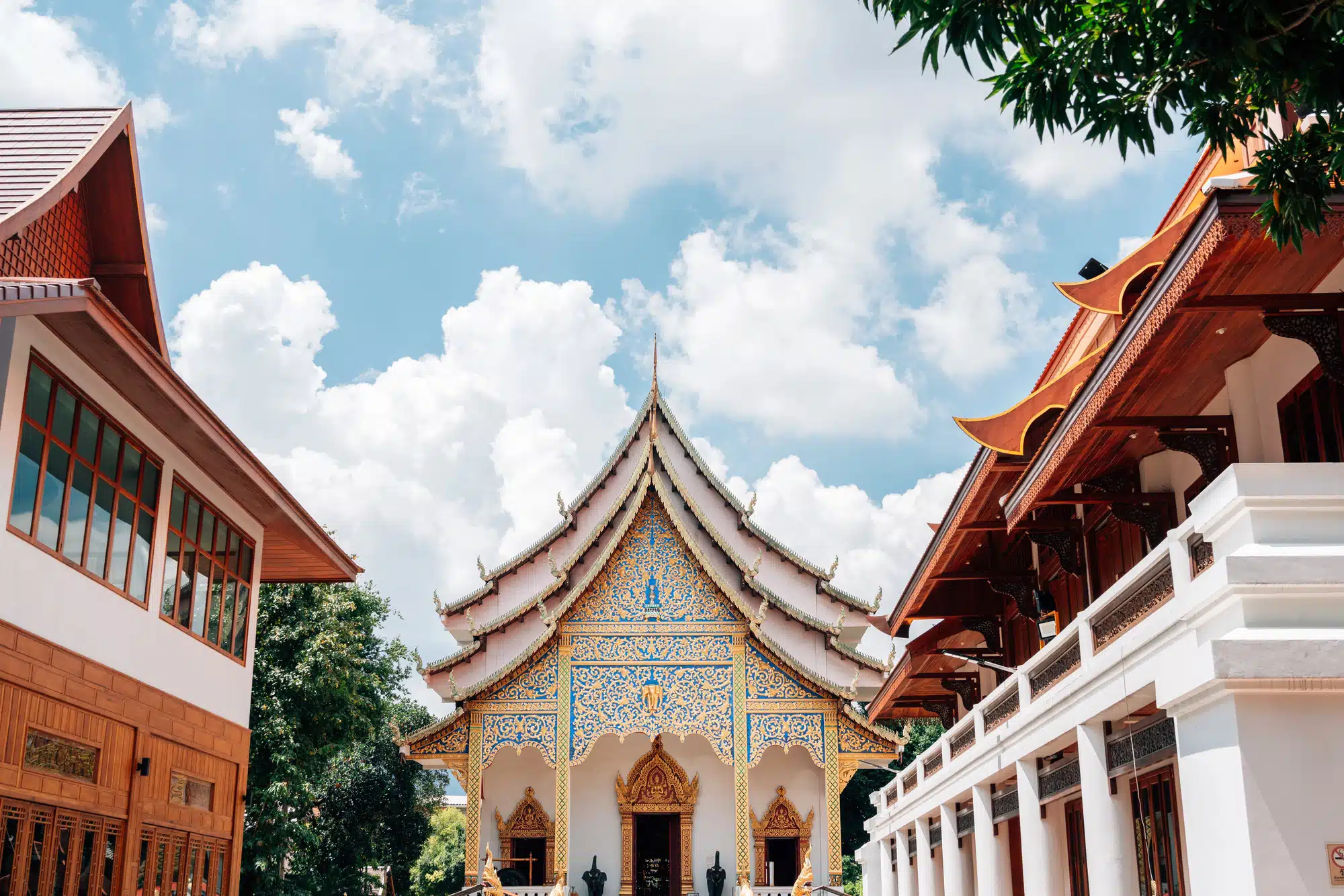 Bairro de Santitham em Chiang Mai