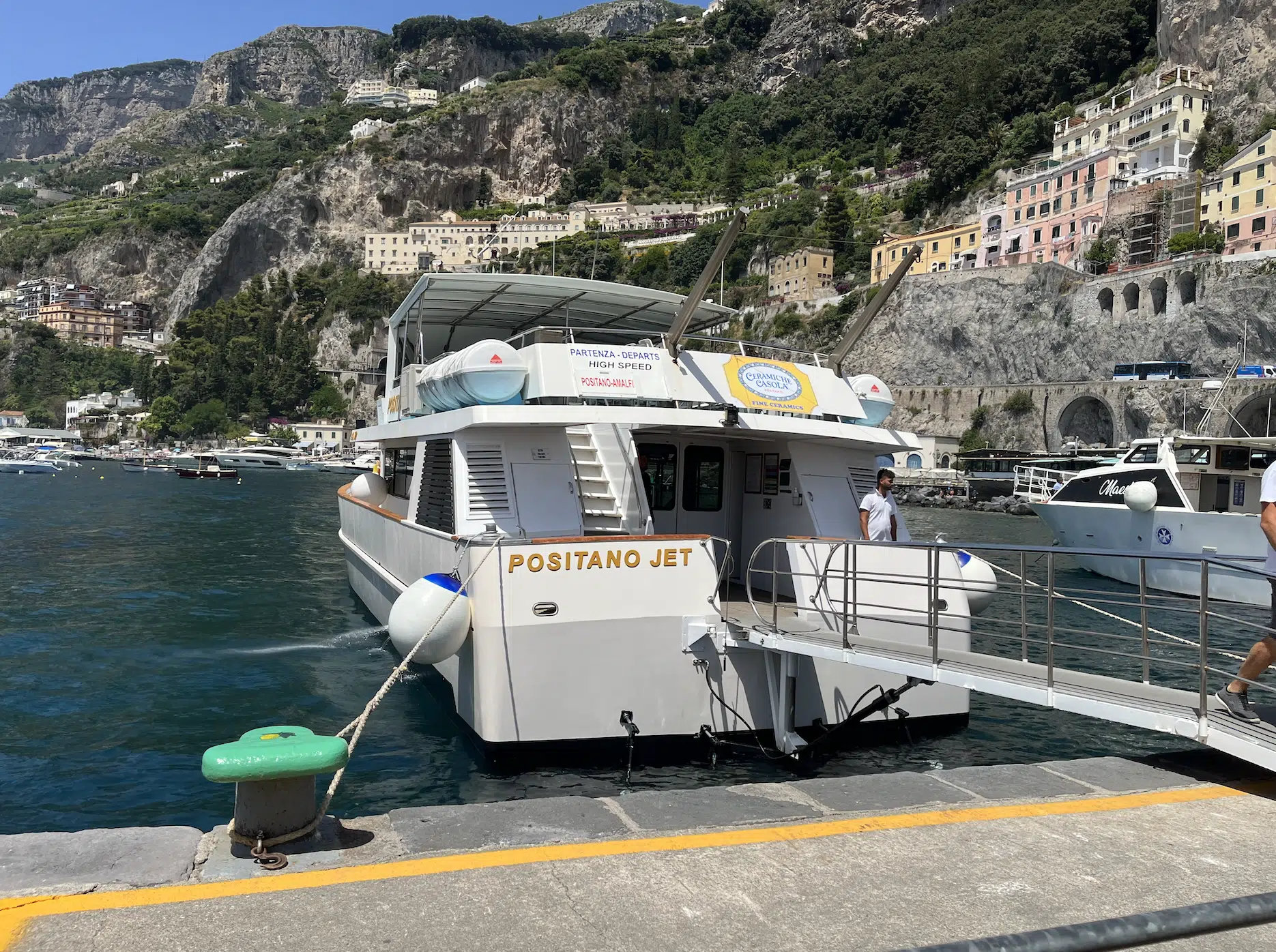 balsa de Amalfi para Positano
