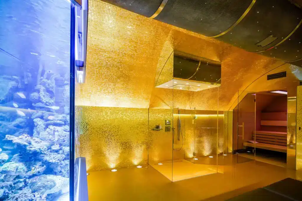 Banho turco no Hotel Das Tyrol Vienna
