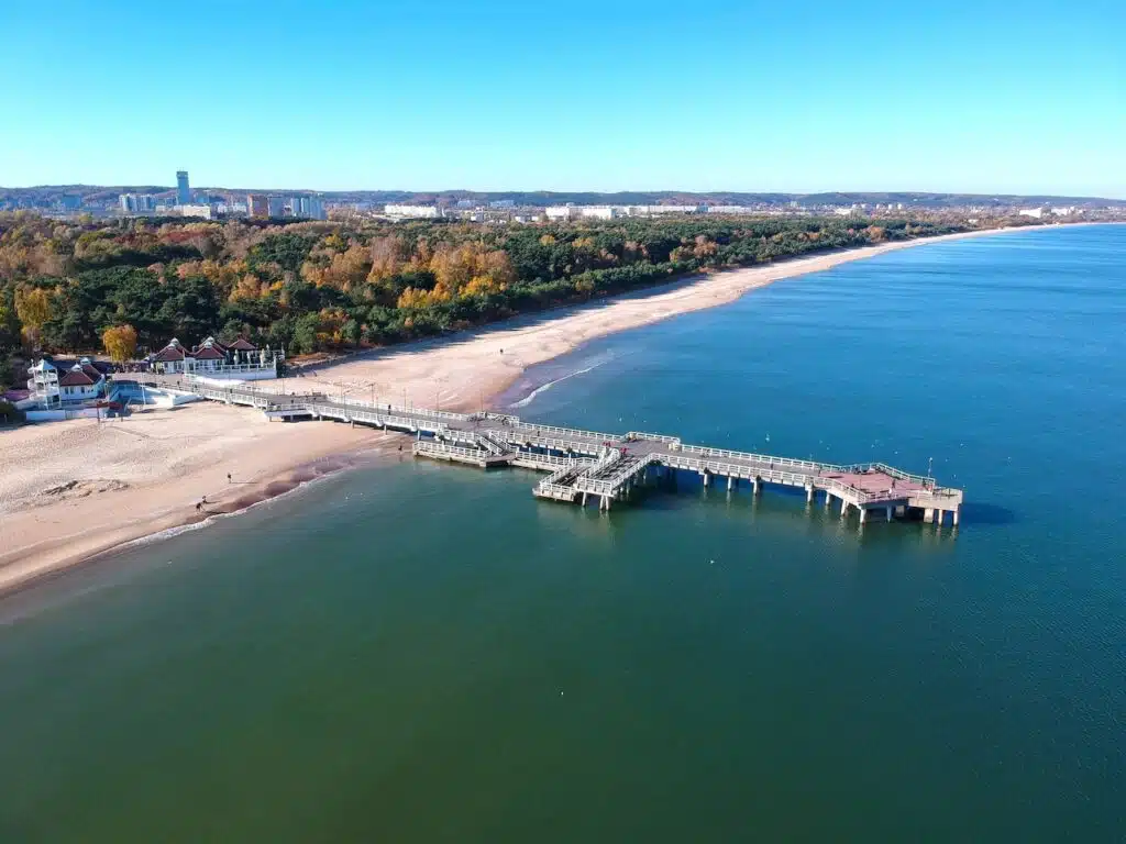Brzeźno, melhor região para ficar em Gdańsk para curtir praia