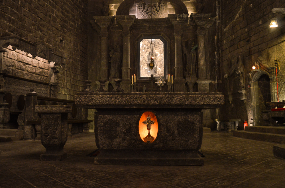 A Capela de Santa Kinga na Mina de Sal de Wieliczka