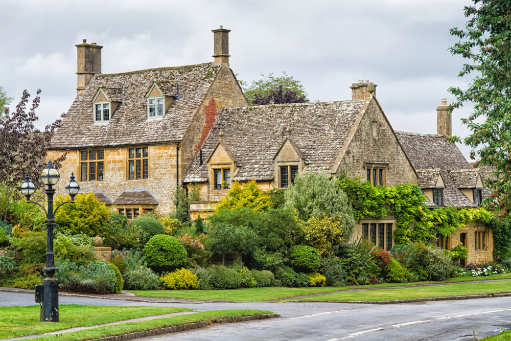 Casas de pedra cor de mel em Chipping Campden