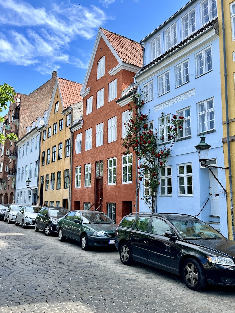 Casas em Christianshavn, um dos melhores bairros de Copenhague