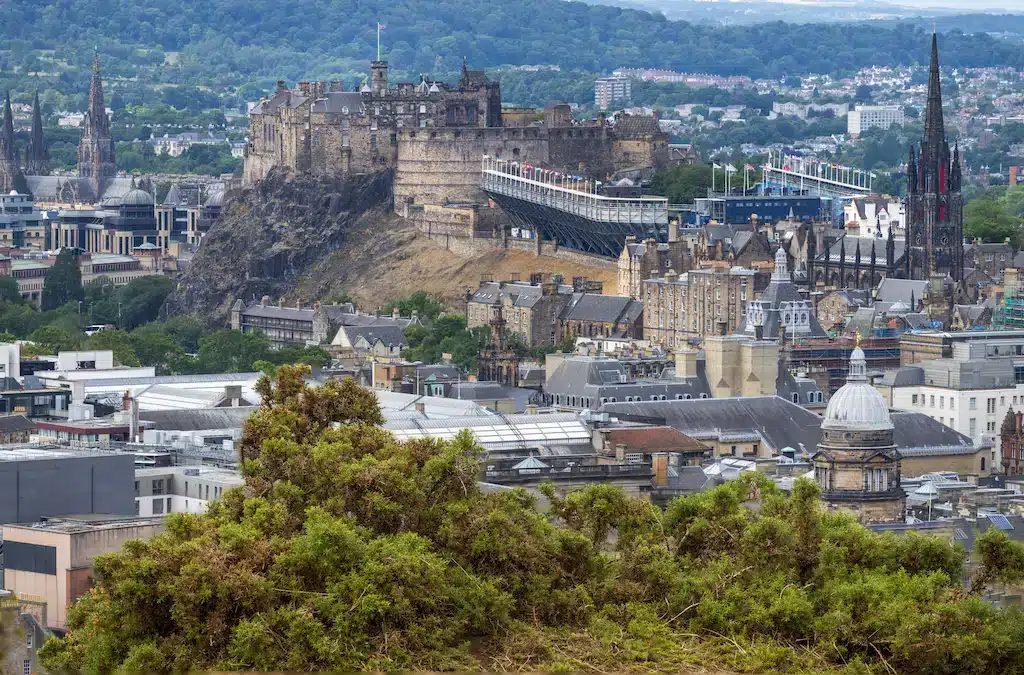 Castelo de Edimburgo na Old Town