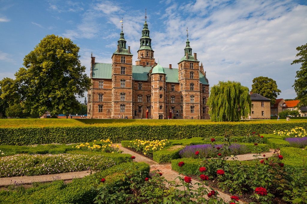 Castelo de Rosenborg no centro de Copenhague