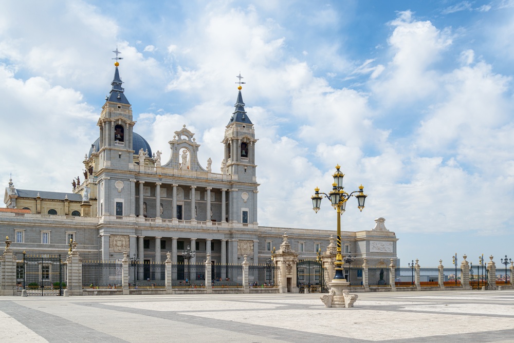 A Catedral de Almudena, em Madri