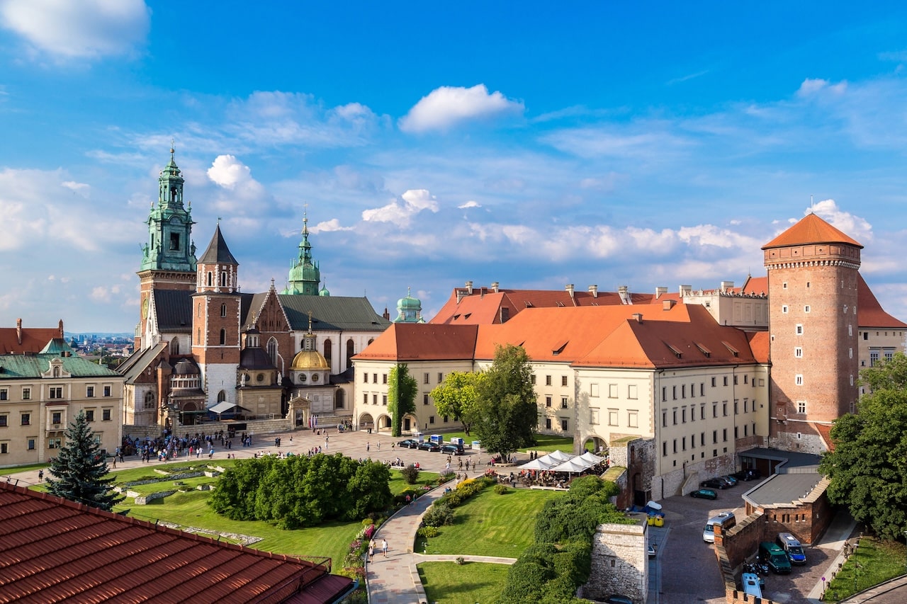 A Catedral de Wawel, em Cracóvia