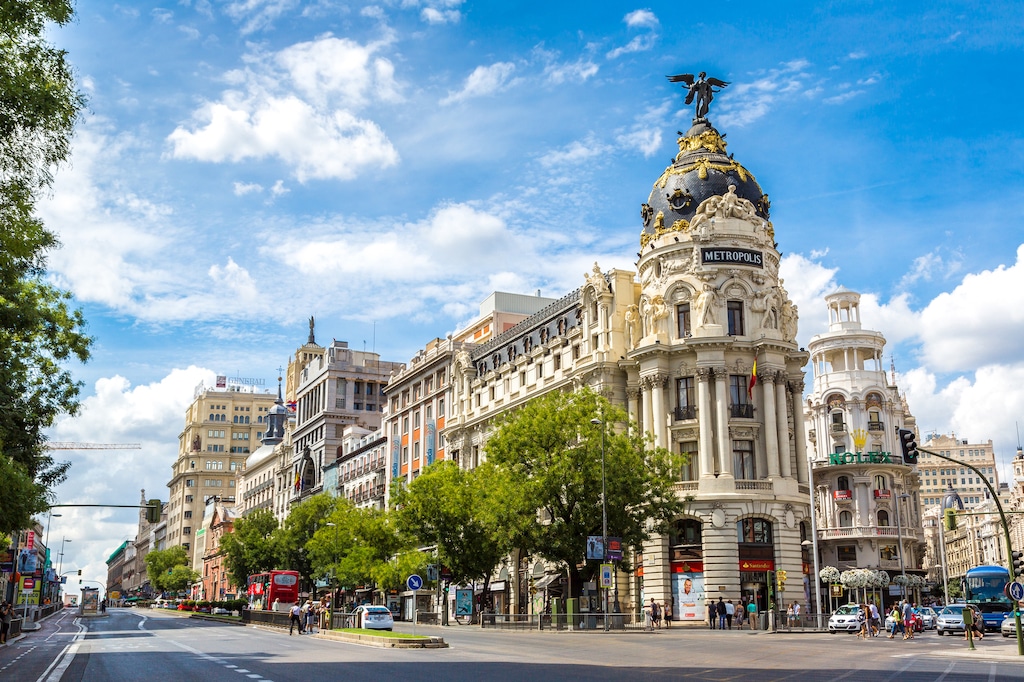 Centro da cidade de Madri