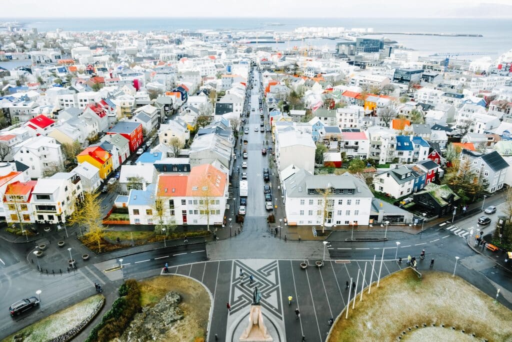 O centro de Reykjavík (Miðborg)