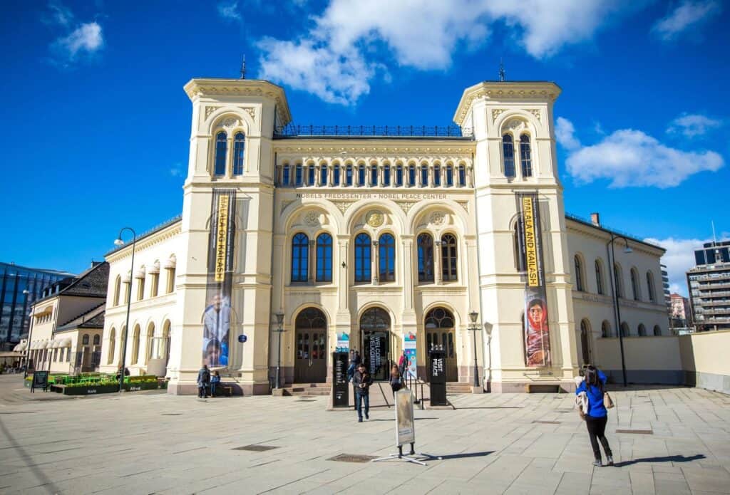 O Centro Nobel da Paz em Oslo
