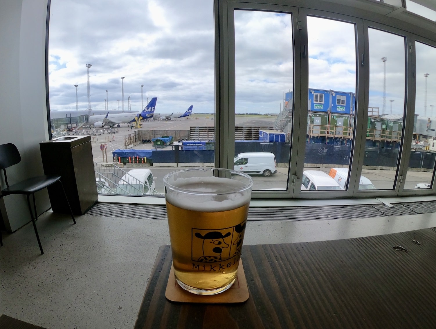 Cerveja Mikkeller no Aeroporto de Copenhague