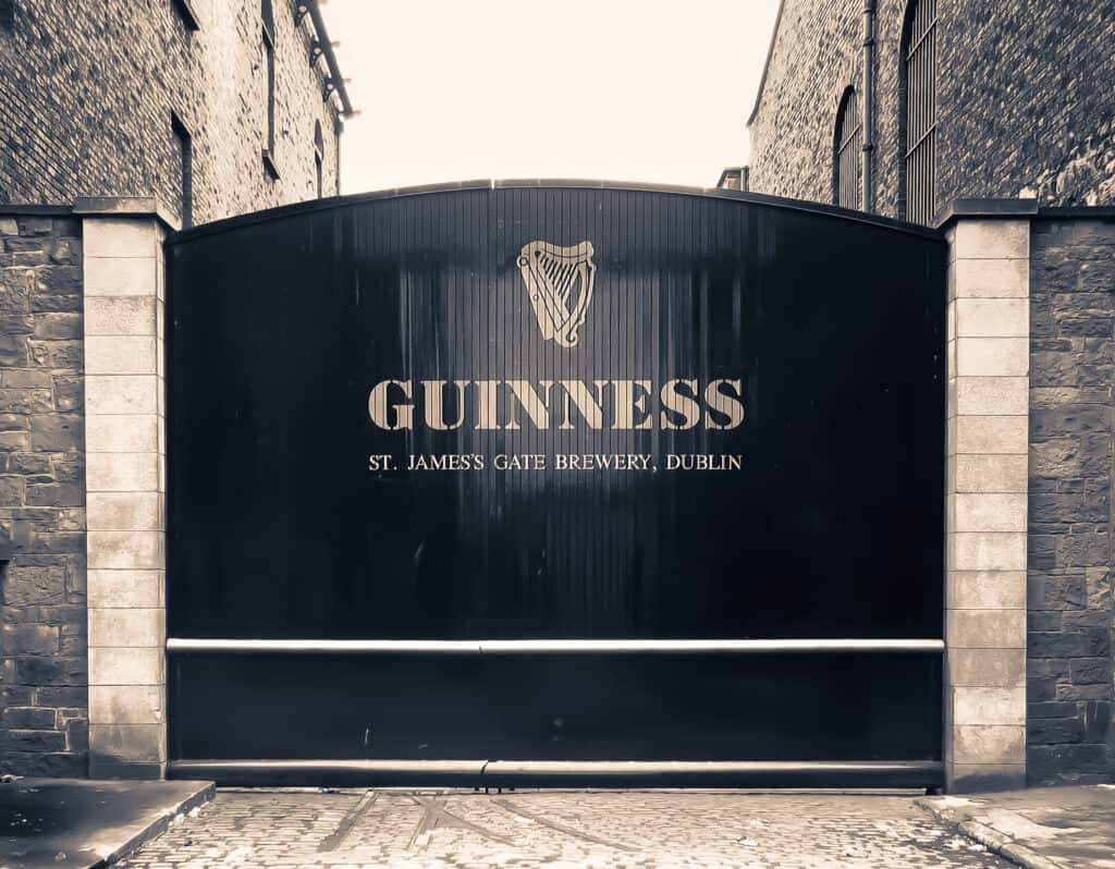 A cervejaria Guinness em Dublin