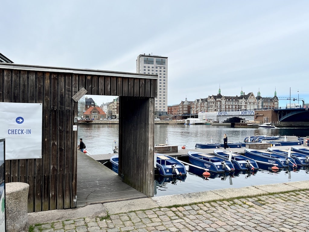 Check-in da GoBoat em Copenhague