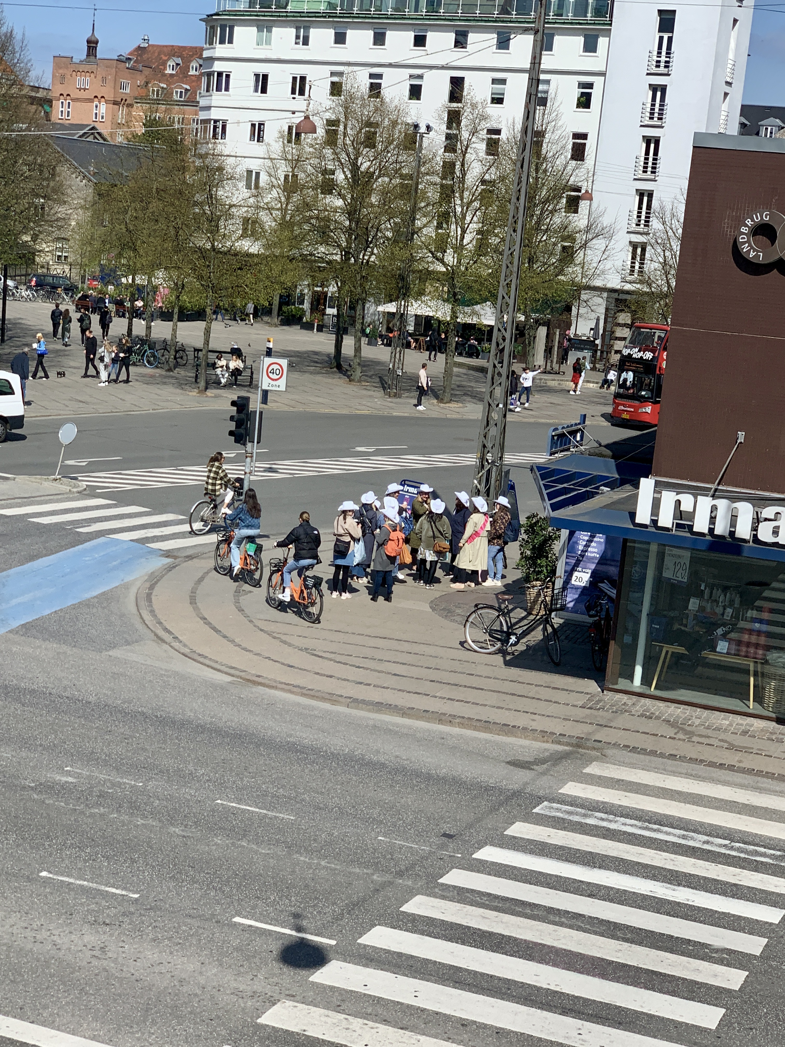 ciclistas em copenhague