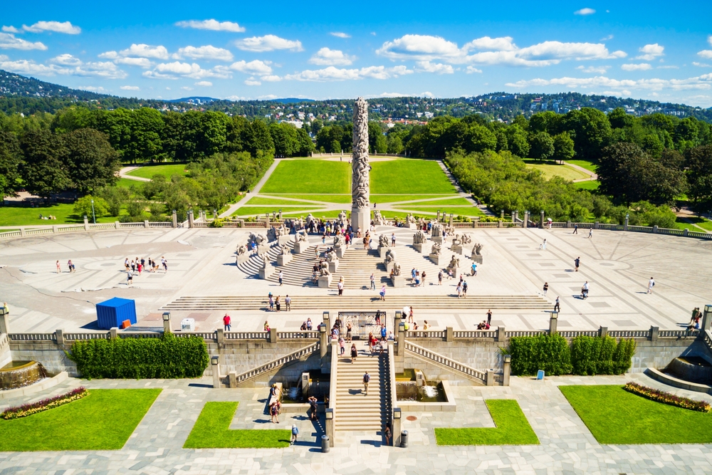Esculturas no Parque Vigeland em Oslo