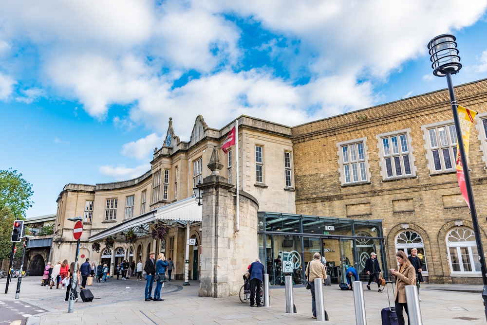 A estação Bath Spa, em Bath, onde chegam os trens de Londres