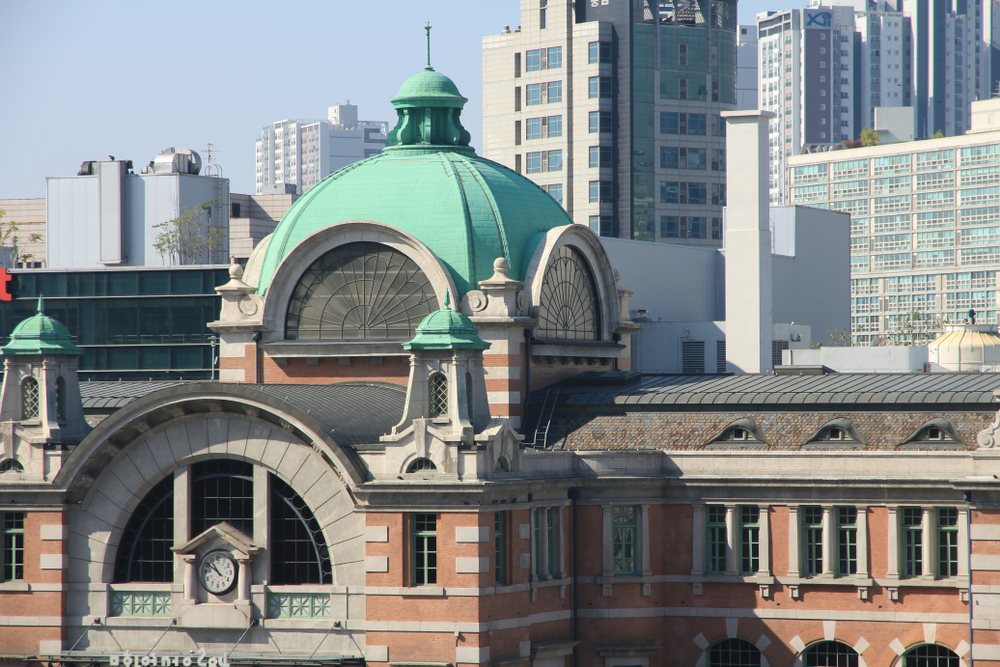Estação de Seul, na Coreia do Sul
