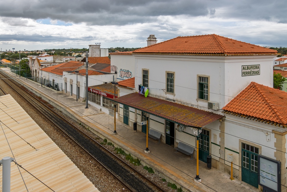 Estação de trem de Albufeira-Ferreiras, no Algarve
