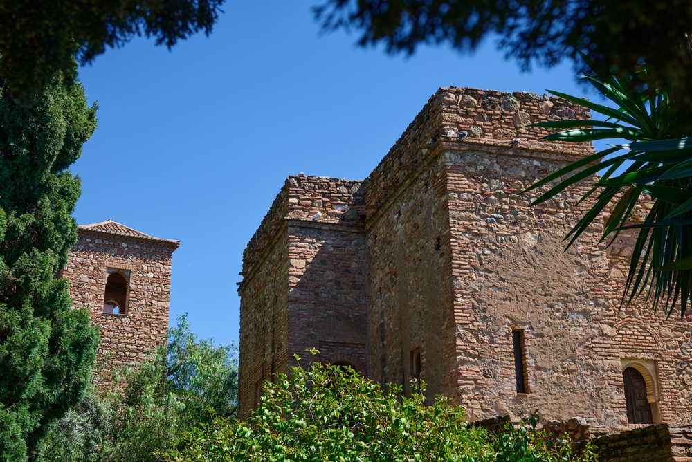 A fortaleza moura Alcazaba, em Málaga