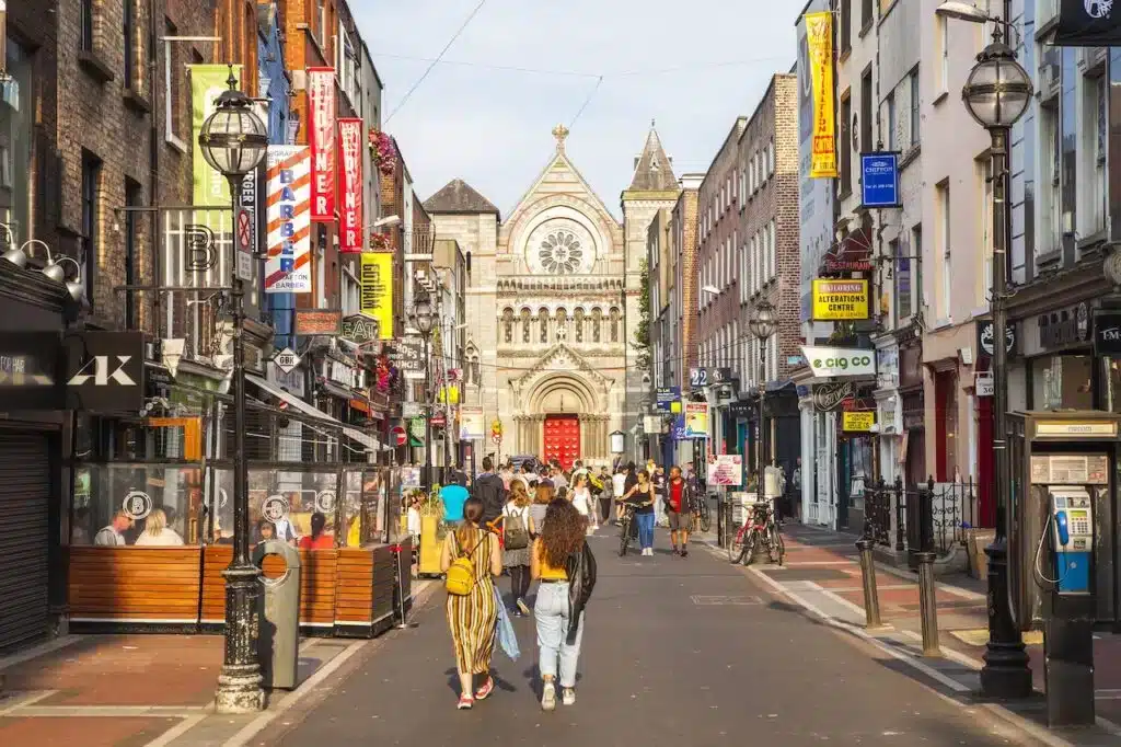 Grafton Street em Dublin