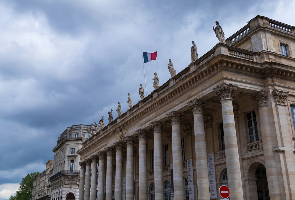Grand Théâtre na Place de la Comédie em Bordeaux