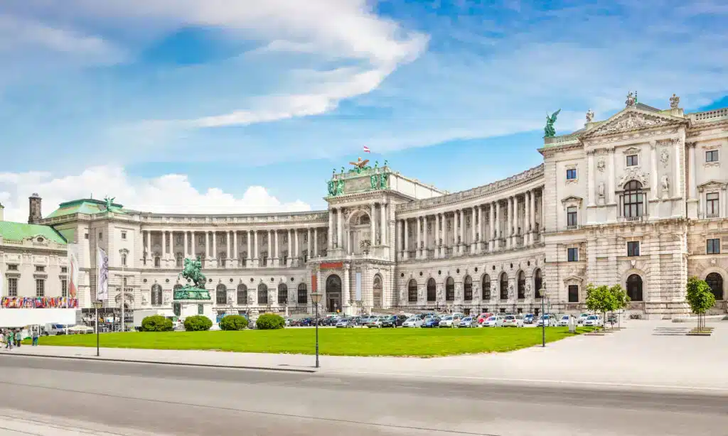 Hofburg no centro de Viena