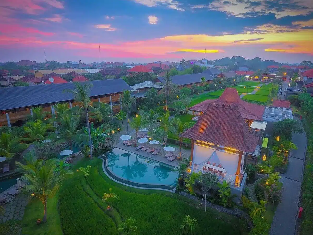 Hospedagem barata no centro de Ubud, perto da Floresta dos Macacos