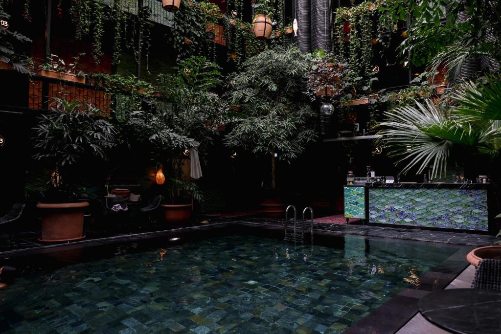 Hotel com piscina em estilo balinês no centro de Copenhague
