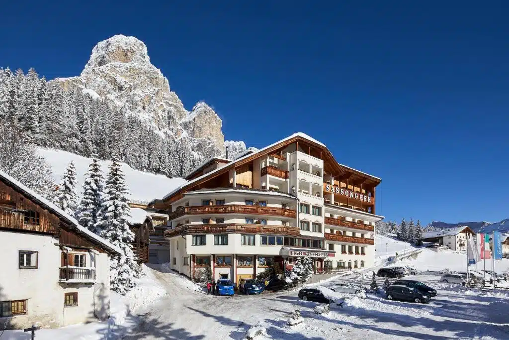Hotel Sassongher, hotel de luxo nas Dolomitas
