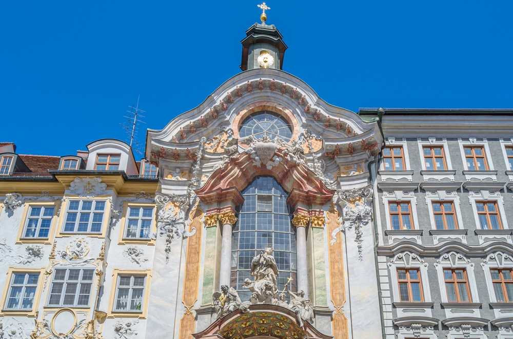 A igreja barroca Asamkirche em Munique