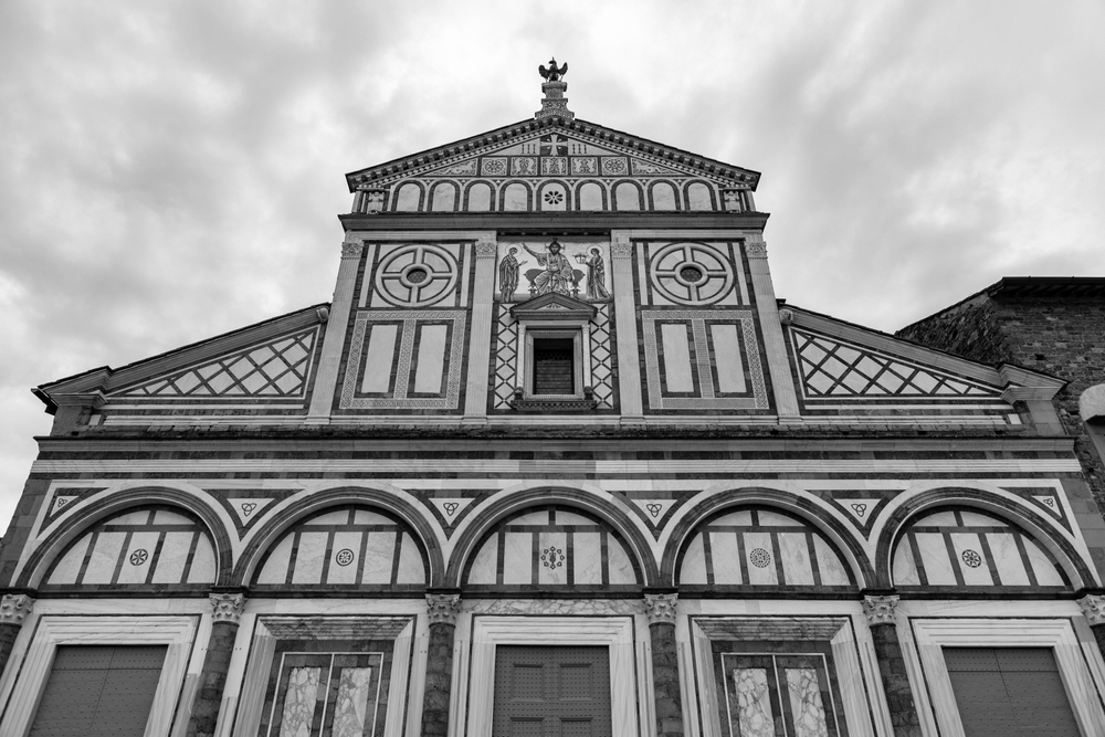 A igreja de San Miniato al Monte acima de Florença