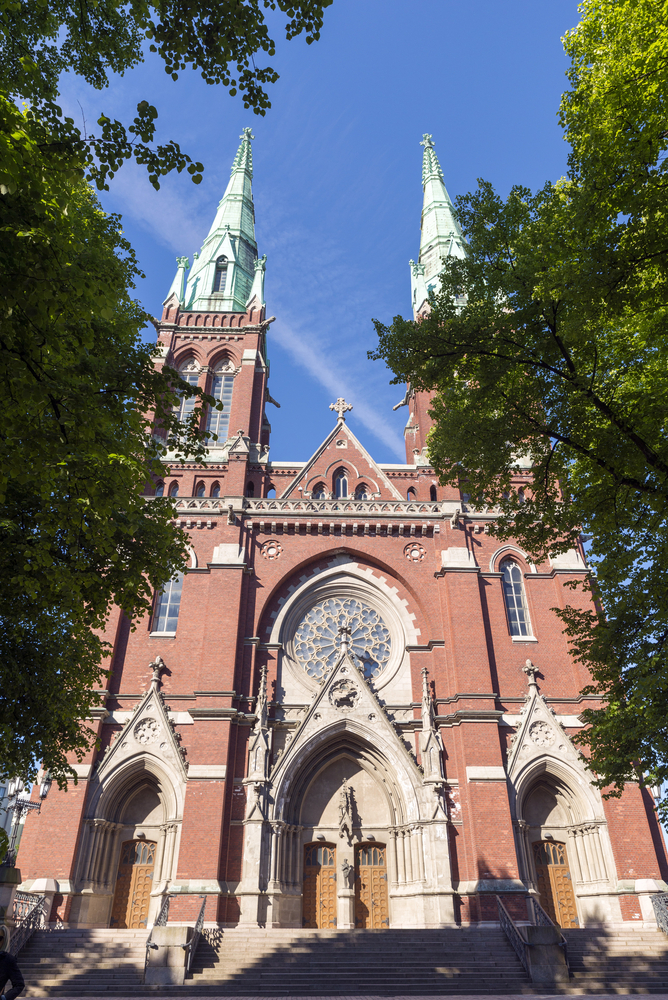 A Igreja de São João no Design District, em Helsinque