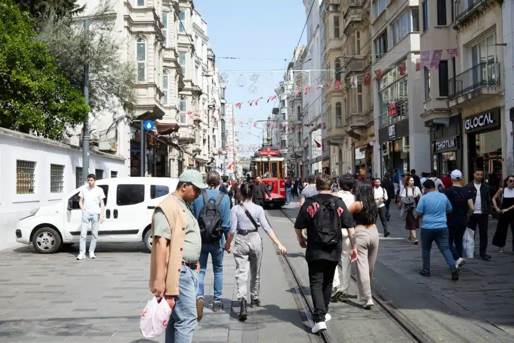 Istiklal Caddesi em Istambul