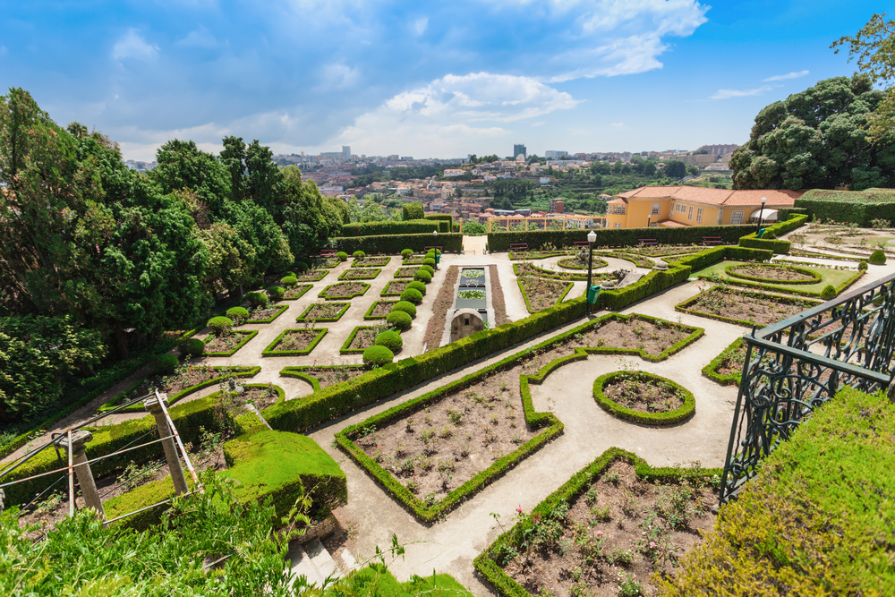 Os Jardins do Palácio de Cristal no Porto