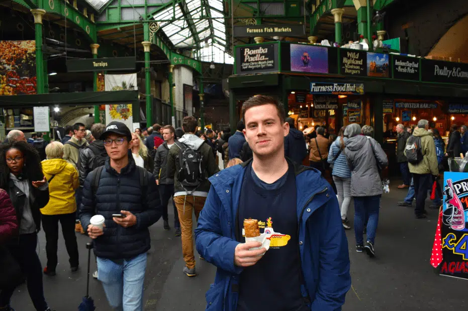 Kristoffer Fons no Borough Market Kristoffer Fons no Borough Market