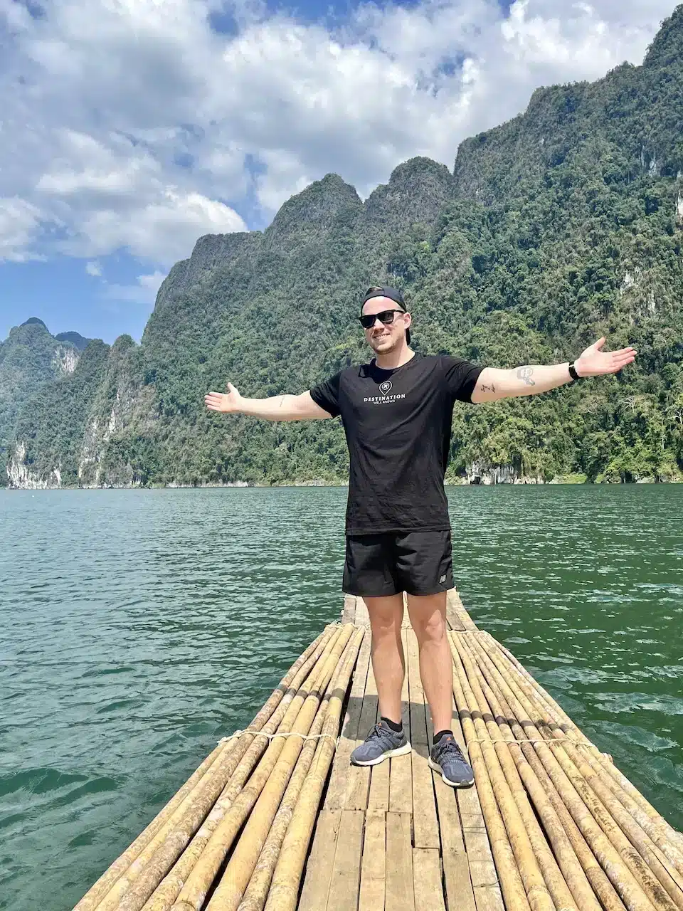 Kristoffer Fons no Parque Nacional de Khao Sok