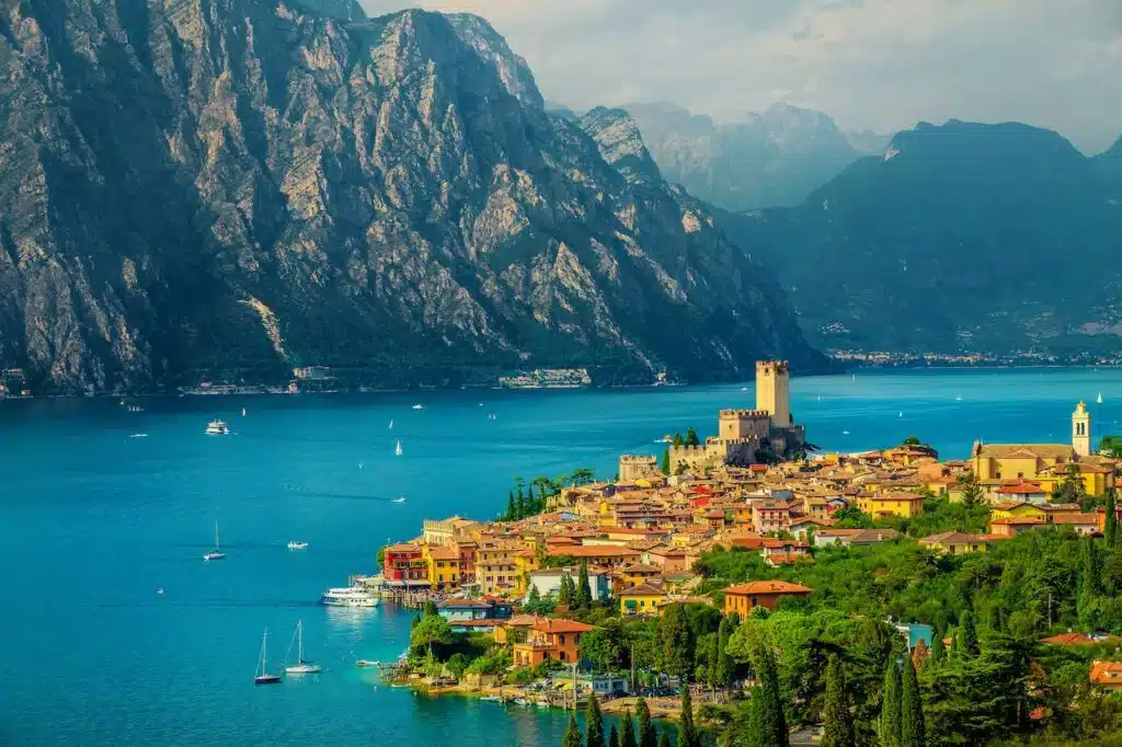 Lago de Garda, na Itália
