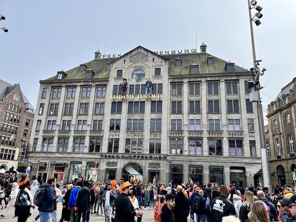 Madame Tussauds no centro de Amsterdam