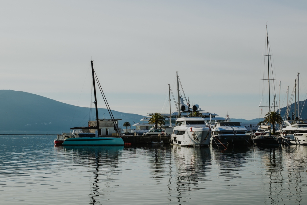Marina Porto Montenegro em Tivat