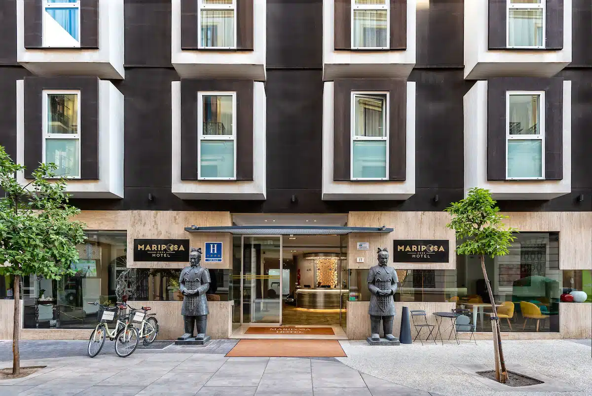 Mariposa Hotel no Soho de Málaga