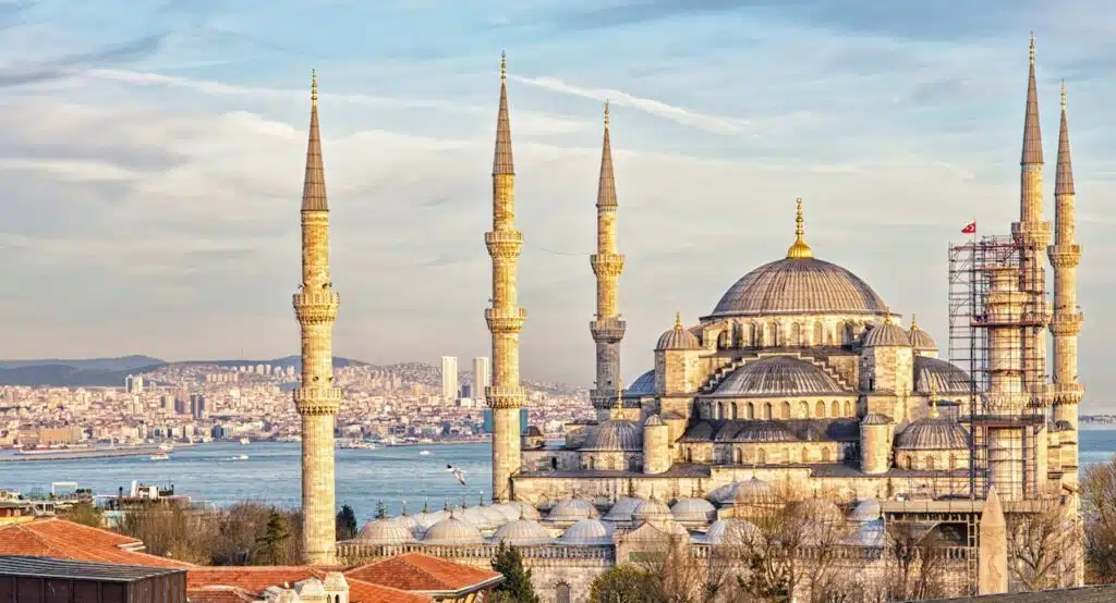 Mesquita Azul em Sultanahmet, Istambul, o melhor bairro para quem vai pela primeira vez