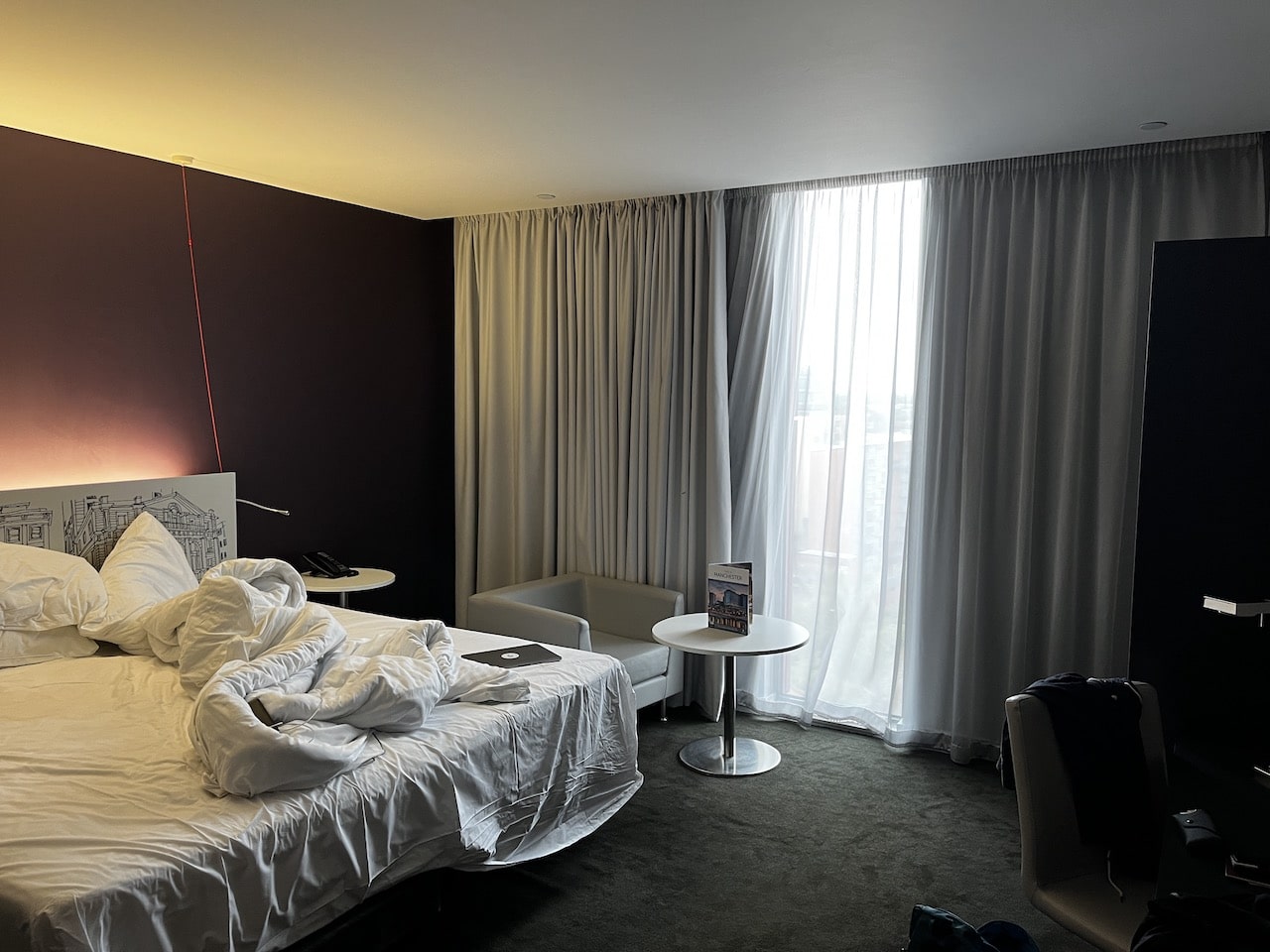 Meu quarto no Melia Manchester
