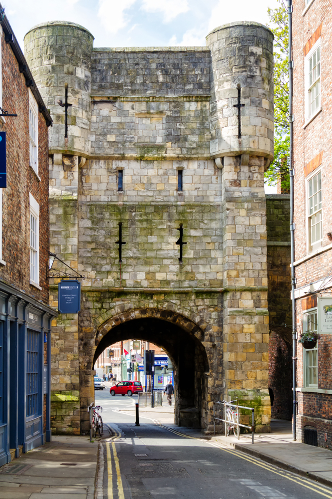 Micklegate Bar, o antigo portão de entrada de York