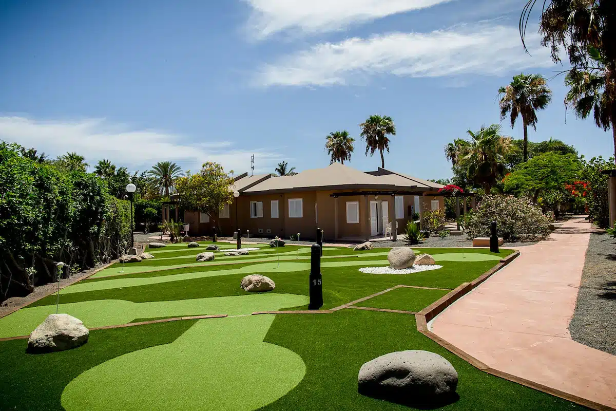 Minigolfe no hotel em Gran Canaria