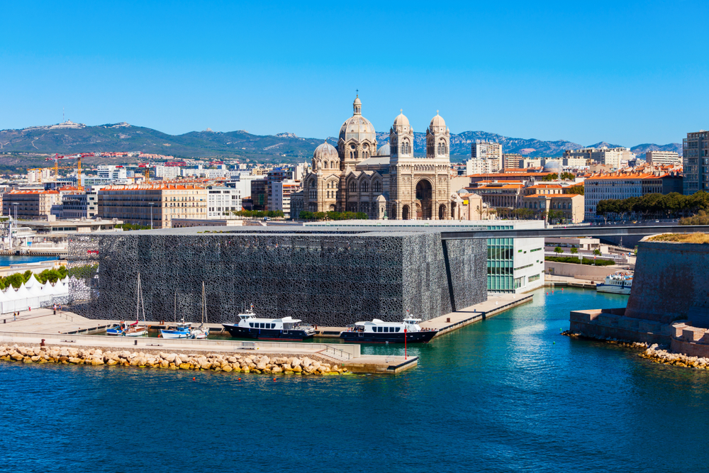O MuCEM na orla de Joliette, em Marselha