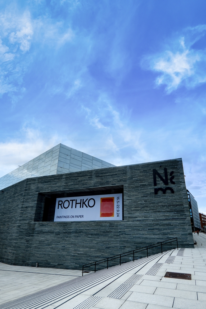 O novo prédio do Museu Nacional em Oslo