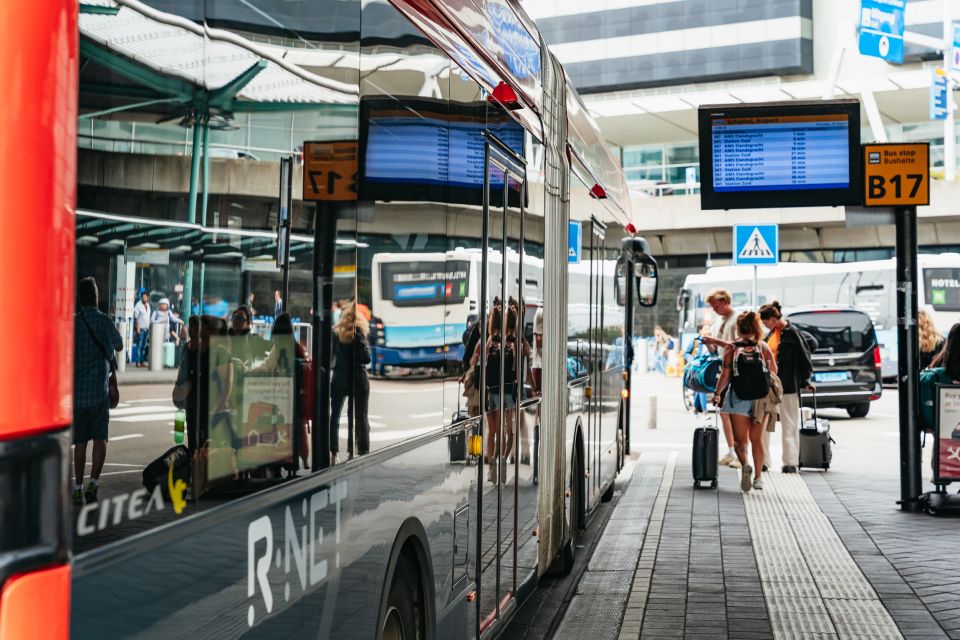 ônibus do aeroporto de Amsterdam