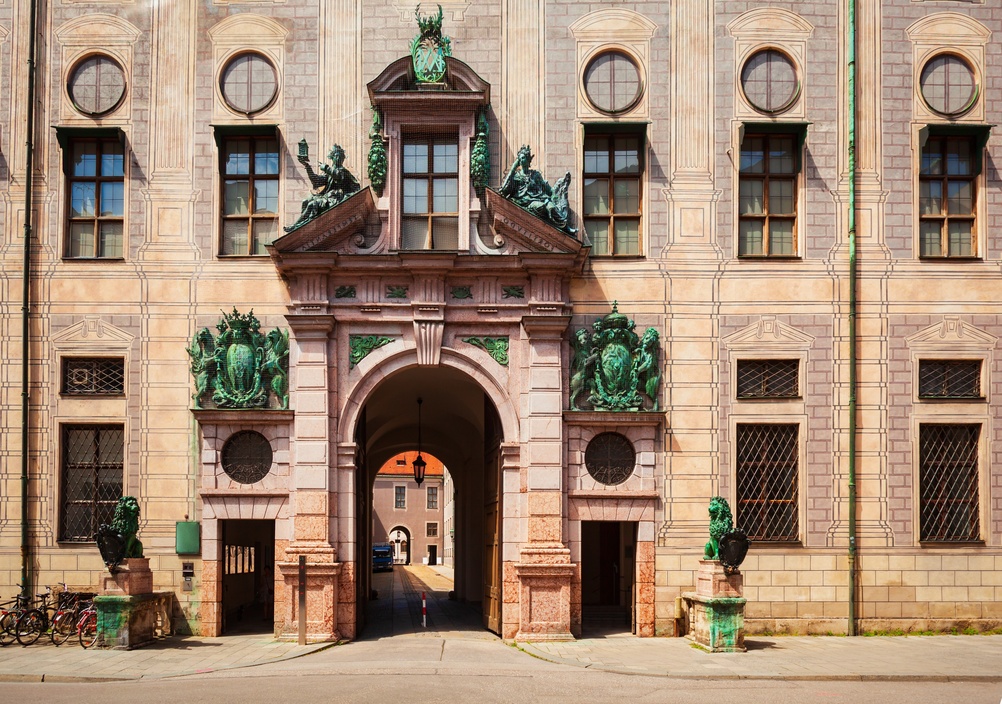 O palácio da Residenz no centro de Munique