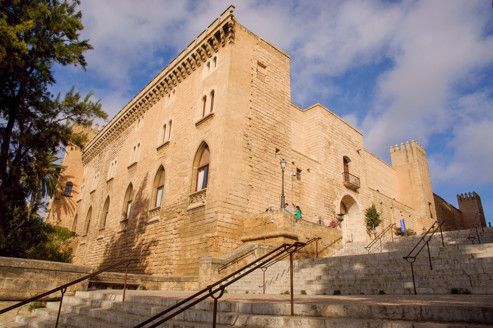 O Palácio Real de La Almudaina em Palma de Maiorca